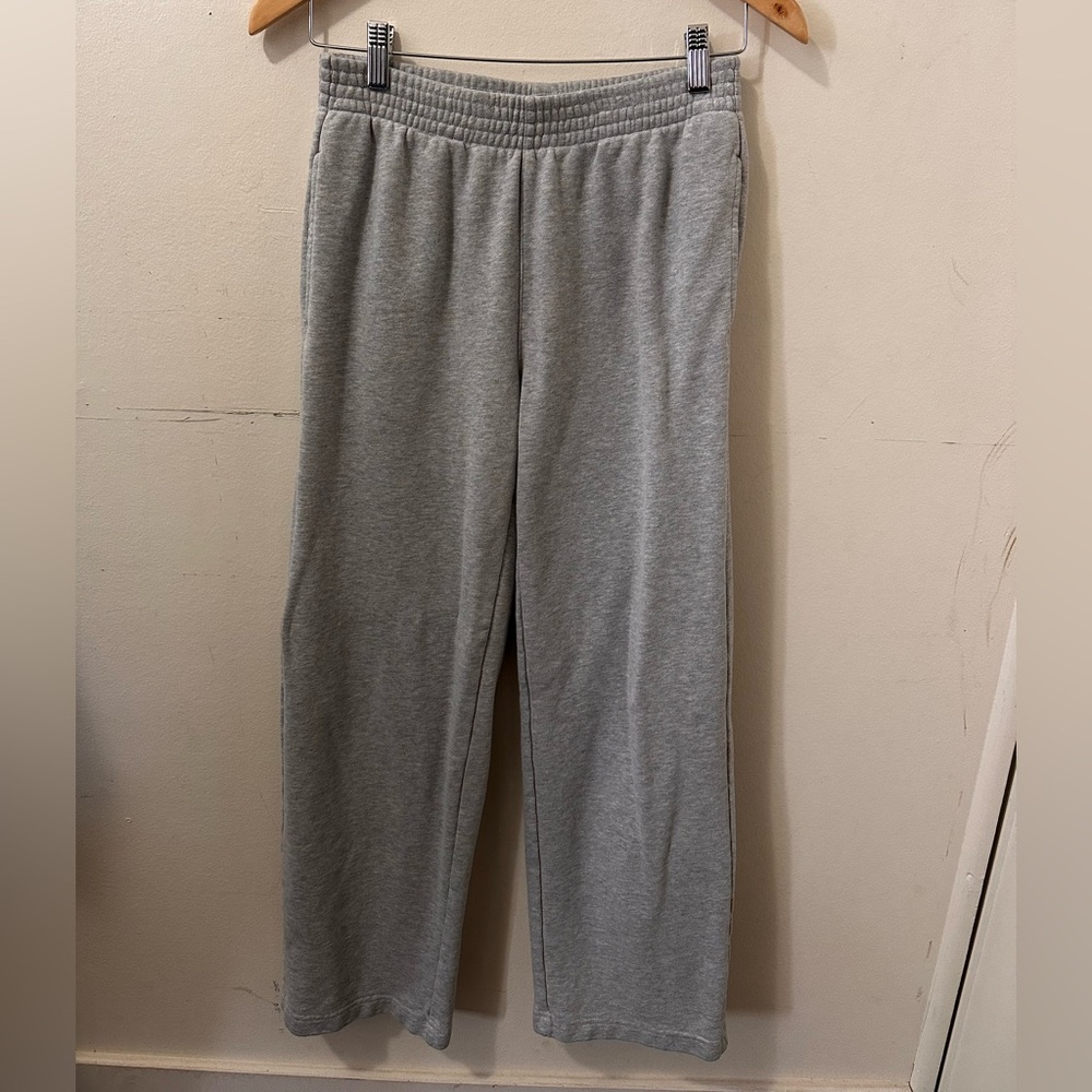 TNA terry fleece boyfriend sweatpants
